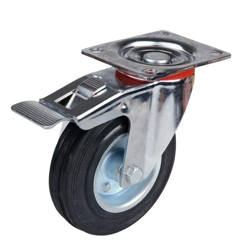Heavy Duty Rubber Casters factory